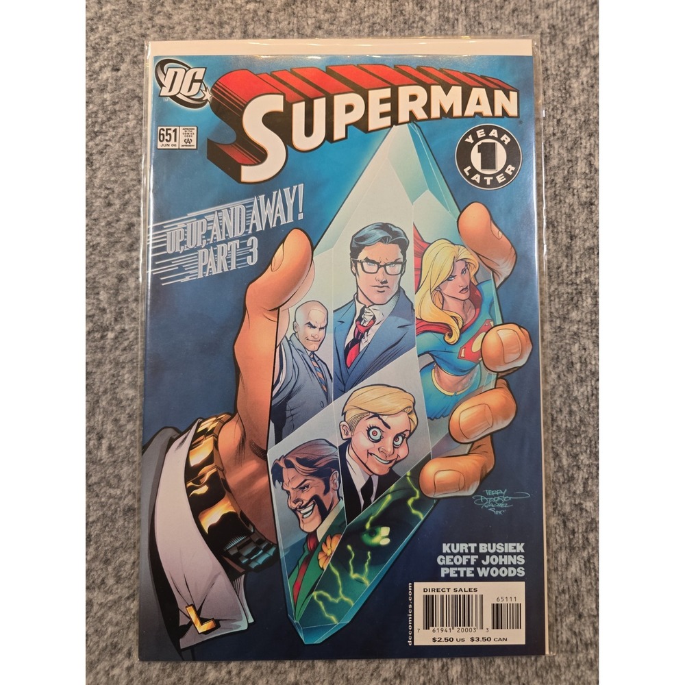 Superman #651 • DC 2006 • Busiek & Geoff Johns • Up Up and Away Part 3 • Pete Wo